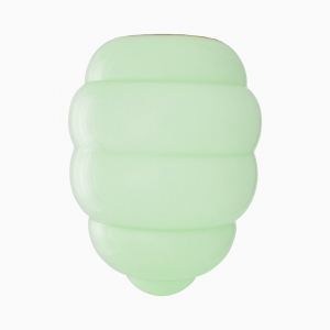 Glas Bikube pastelgrøn