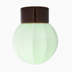 Lampe Deco lige pastelgrøn-brun IP20