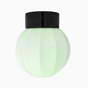 Lampe Deco lige pastelgrøn-sort IP20