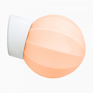 Lampa Deco skrå pastellyserød/hvid IP20