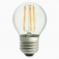 Ledpære 3-trins klot klar E27 420 lumen